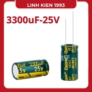 SET OF 4 Capacitors 3300uF 25V capacitor 3300uf25v