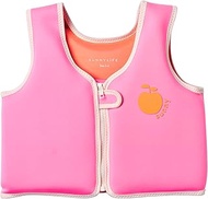 SUNNYLiFE Swim Vest, 3-6 Years, Neon Pink, EPE/Natural Rubber/Polyester, 15.75 x 14.17 x 1.97 Inches