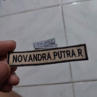 Custom Embroidered Name Bet Uniform | Size 1.8x8.5 cm | Model 9 Embroidery