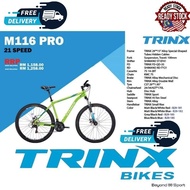 Trinx Bicycle - M116 Pro - Free Shipping - Frame S (15inch) - Mtb 29 (Harga/Price Nego)