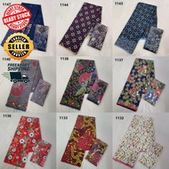 KAIN BATIK F&C COLLECTION / KAIN BATIK BORNEO SARAWAK / KAIN BATIK HALUS SUTERA / KAIN SARUNG BATIK 