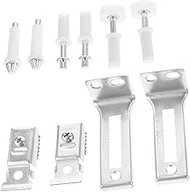 1 Set Sliding Door Pulley Accessories Set Bifold Door Track Sliding Door Track Door Roller Replacement Door Pivot Hardware Barn Through Closet Door Roller Bottom Pivots Guide Wheel