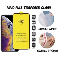 [Secured Pack] Vivo S1/S1 Pro/V5 Plus/V7 Plus/V9/V15/V20 Pro Full Tempered Glass Screen Protector