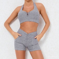 Fitness Clothing Clearance Yoga Quick-Dry Sports Set Tight-Fitting Set Sports Bra Running Bandage Ba