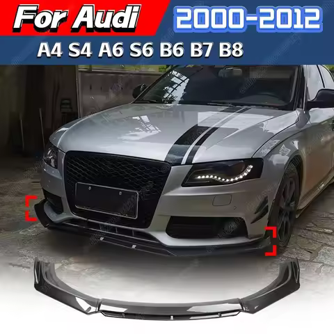 For Audi A4 S4 A6 S6 Station Wagon Awant B6 B7 B8 Front Bumper Front Spoiler Car Spoiler Front Lip S