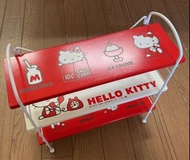 hello kitty 三層置物架 小號收納架 實木 板整理架 遙控器架