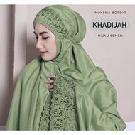 MUKENA KHODIJAH WARNA DUSTY PURPLE/LAVENDER DEWASA SITI KHADIJAH RENDA ORIGINAL + TAS CANTIK DARI T