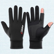 Breathable Touchscreen Gloves Anti-Slip Sports 2 Open Fingers - Fishing Cycling Riding Gloves Glove 