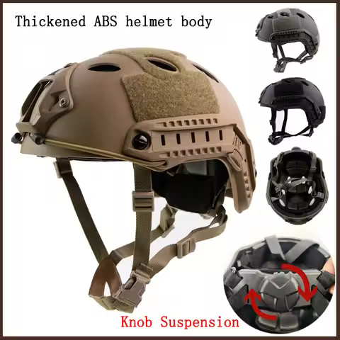 FAST Tactical Protective Helmet Airsoft MH Helmet ABS New Thickened Outdoor PJ Air Gun Shooting CS P