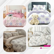 Aesthetic Bed Sheet Set Size 90x200 120x200 160x200 180x200 200x200 Cadar Queen Cadar Single Bedshee