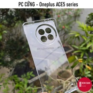 Borderless Case for Oneplus ACE 5 Pro/ ACE 5, Oneplus ACE 5 Ultra Transparent Hard PC Non-Yellow, Ca