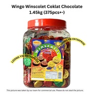 Wingo Winscolet Coklat Chocolate 1.45kg (375pcs+-)
