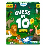 Skillmatics Card Game - Guess in 10 Animal Megapack, Perfect for Boys, Girls, Kids & Families Who Lo