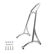 Big Sale Chrome Motorcycle Upright Metal Short Passenger Sissy Bar Backrest For Harley Sportster XL 
