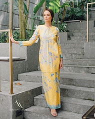 Kurung Batik Geisha Yellow