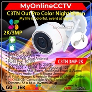 EZVIZ C3TN 3MP 2K IP Camera Wifi CCTV Package Outdoor Audio Color Night