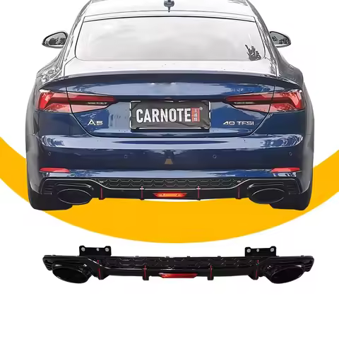 2017-2020 RS5 Rear Diffuser For Audi A5 S5 B9 Rear Bumper Upgrade RS5 Sline Rear Diffuser