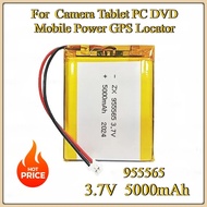 New 955565 Lithium Polymer Battery 3.7V 5000mAh Rechargeable lipo Batteries for  Camera Tablet PC DV