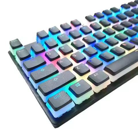 Double Shot Keycap Set with Translucent Layer HyperX Pudding Keycaps for Mechanical Keyboards Full 1