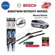 Bosch Aerotwin Retrofit U Hook Wiper Set for Mazda Biante (Year 2013-2018) (26"/16")