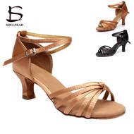 Woman's Salsa Dance Shoes Latin Ballroom Dance Shoes For Girls Heels 5cm 7cm Soft Bottom Professional Women Tango Samba Shoe