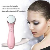 Massager Beauty Face Wash Clean เครื่องนวดหน้า ขนาดพกพา + พร้อมถ่าน (สีชมพู)