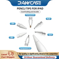 DANYCASE 6PCS Nibs for iPad Pencil 1st 2nd Generation Pencil Pro Drawing Tip 2B & HB & Thin Tip Styl