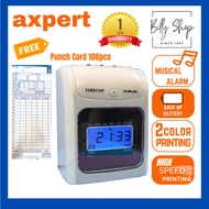AXPERT TIME RECORDER Timecop TP68D/TP68N (Digital/Analog)Machine Punch Clock Punch Card [FOC 100pcs PUNCH CARD]