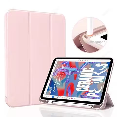 Pencil Slot Funda Case iPad 10th Generation iPad Air11 2025 2024 M3 M2 iPad Pro11 M4 iPad Air4 5 10.
