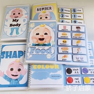 Cocomelon Early Education Interactive Book Enlightenment Cognition Complete Collection English Enlig