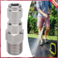 [Lszzx] Pressure Washer Adapter Portable Easy to Install 1/4 Thread Quick Disconnect