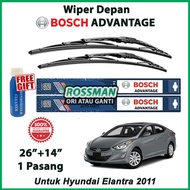 Hyundai Elantra 2011 - Bosch Advantage 26"+14" BA2614