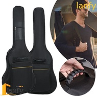 LANFY Black Instrument Bags Soft Guitar Backpack Guitar Bag Acoustic Guitar Waterproof Guitar Case with Handle Oxford Fabric High Quality Double Shoulder Straps black