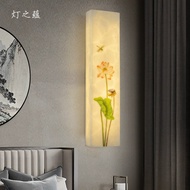 Lampu Dinding Jalur Panjang Batu Anti-Awan Gaya Cina Baharu Koridor Ruang Tamu Hotel Gaya Cina Lampu