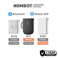 NIIMBOT Home Label Maker D11 D110 D101 Portable Bluetooth Inkless Sticker Printer Label Machine