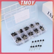 TMOY 1/2/3Pcs 200PCS TO-92 NPN PNP Transistor Assorted Set BC327 BC337 BC517 BC547 BC548 BC549 BC550