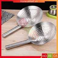 Stainless steel stir-fry with 1.5mm thick stainless steel handle, size 28/30cm, used to stir-fry noo