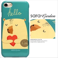 【Sara Garden】客製化 手機殼 蘋果 iPhone6 iphone6S i6 i6s 愛心 熊熊 保護殼 硬殼