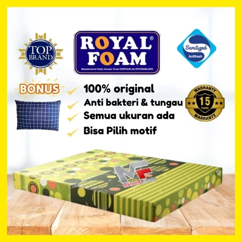 Kasur Busa Royal Foam D23 Garansi 15 Tahun Kasur Busa Royal  Kasur Royal 160x200 180x200 145x200 120x200 90x200