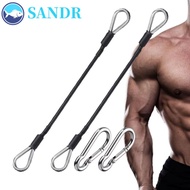 SANDR Gym Cable Extension, Stainless Steal Tricep Pull Down Fitness Extension Cable, Durable Profess