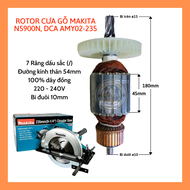 Rotor cưa gỗ MAKITA N5900B AMY02-235 7 Răng 220V - Tặng chổi than