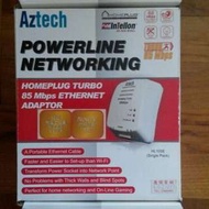 AzTech HomePlug 85M 一對 (插蘇從此變網絡線)全新未用過