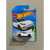 HOT WHEELS TESLA MODEL 3 HW GREEN SPEED PACK 2017 MATTEL