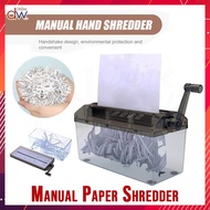 Hand Shredder Manual Paper Cutter Paper Shredder (No Specific Color/Design)