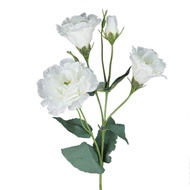 TAQ57 Luxury Artificial Eustoma Flower Elegant Handmade Fake Flower Photography Props Real Touch Sil