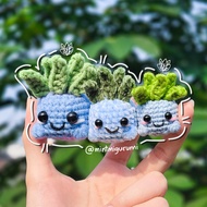 Oddish Mini (Pokemon) - Amigurumi Knitted Doll/