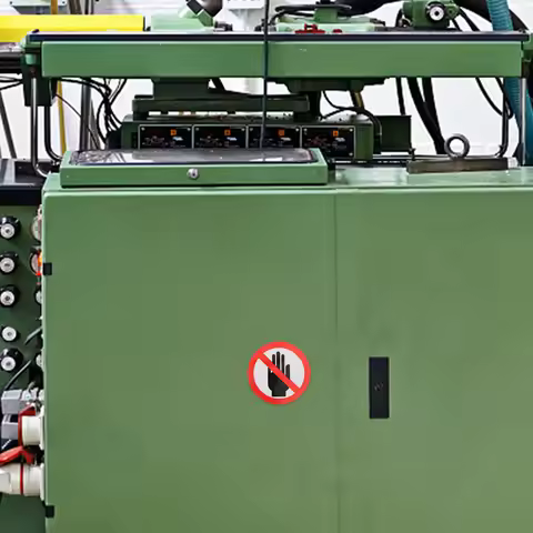 Waterproof Safety Warning Stickers Do Not Touch Sign Labels for Home Office Factory Warehouse Labora