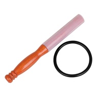 Wooden Rubber Mallet Stick Crystal Singing Bowls Mallet Yoga Meditation with Rubber Ring