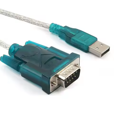 High Quality USB 2.0 to Serial RS-232 DB9 9Pin Adapter Converter Cable Length 0.8M USB TO RS232 SUPP