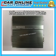 BOSOKO Titanium Spec ~ 2-Channel Car Power AMPLIFIER MAX POWER 1000 Watts -- Ready Stock🚨🚨🚨